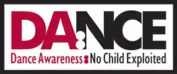 DA:NCE Dance Awareness No Child Exploited Logo